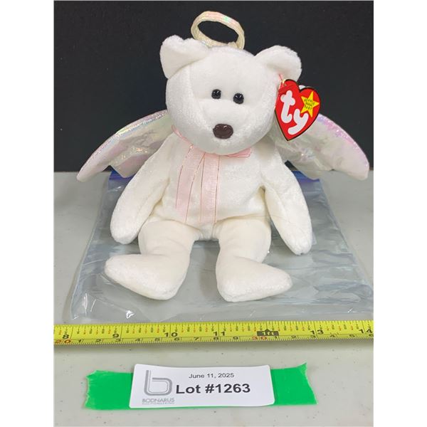 Ty Beanie Babies: 1st Series Halo Bear Retired / With Original Tags