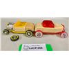 Image 5 : (2) Rare Calello Authentic Aotomoblox Wooden Hot Rod Cars - Interchangeable Parts