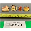 Image 1 : (4) Vintage Brewery Related Pins