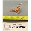Image 1 : Vintage Genuine Longneck Budweiser / Bud Beer Rare Longhorn Steer Pin