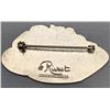 Image 3 : Vintage & Rare "Rivest" Marked Enameled Brooch - High Quality Canadian Made
