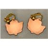 Image 2 : Vintage Hammered Copper "Maple Leaf" Earring Set