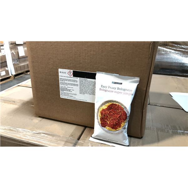 1 BOX OF EPICURE EASY PEASY BOLOGNESE SAUCE MIX 148G BAGS, 40 BAGS PER BOX