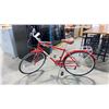 Image 1 : RALEIGH CENTURY RED 7 SPEED RETRO STYLE TOUR BIKE