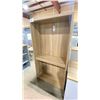 Image 2 : NATURAL WOOD LOOK 36"W X 14 3/4"D X 66 1/2"H BOOKCASE