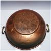 Image 6 : Large Hand Hammered Copper Bowl with Brass Handles