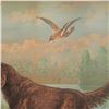 Image 3 : Antique Hunting Chromolithograph with Retriever and Mallard