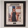 Image 1 : Framed Michelle Obama Inspirational Display with Facsimile Signature
