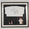 Image 1 : Gloria Estefan Signed T-Shirt and Photo Display, Evolution Tour