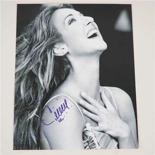 Celine Dion Signed Promotional Photograph