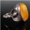 Image 2 : Butternut Amber Ring in 925 Sterling Silver Setting