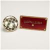 Image 6 : Judith Leiber Compact and Red Enamel Nameplate