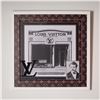 Image 1 : Louis Vuitton Framed Shadowbox with 1855 Oxford Street Store and Portrait