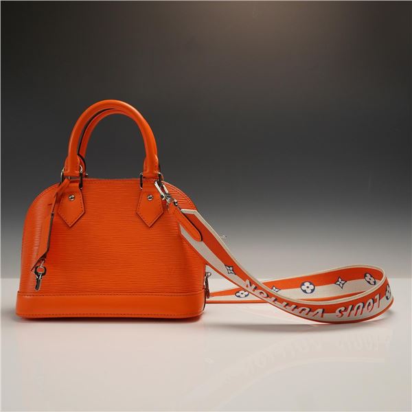 Louis Vuitton Alma BB Orange Epi Leather HandBag