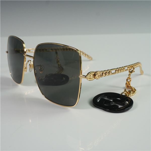 Gucci Chain Link Sunglasses with Detachable Charms