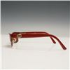 Image 4 : GUCCI Optyl Red and Gold Sunglasses