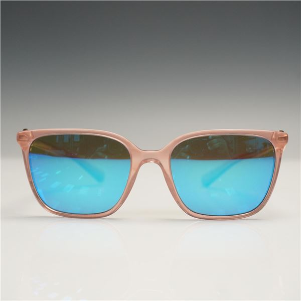 Bvlgari 4197-B Sunglasses, Rose Gold with Blue Mirror Lenses