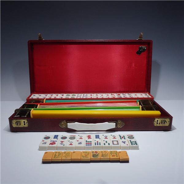 2pc Royal by Crisloid Mahjong Game Set with Extra Tiles