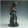 Image 2 : Bronze Sculpture in the Style of Auguste Moreau, The Secret