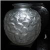 Image 6 : In the Style of Lalique Crystal Vase with Display Base