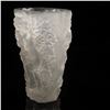 Image 2 : Czech Glassworks Crystal Vase with Cherub and Grapevine Relief