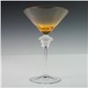 Image 1 : Versace by Rosenthal Crystal Martini Glass, Medusa Design