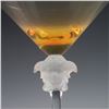Image 3 : Versace by Rosenthal Crystal Martini Glass, Medusa Design