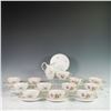 Image 1 : 25pc Royal Copenhagen Frijsenborg Porcelain Cup and Saucer Set with Creamer
