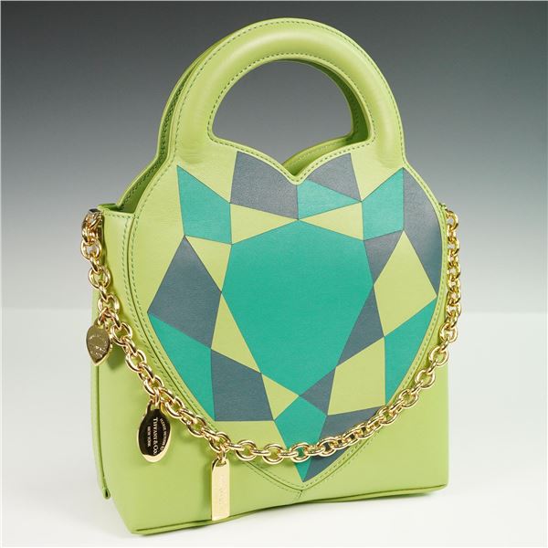 Tiffany & Co. Mini Charm Tote Bag, Faceted Heart Print