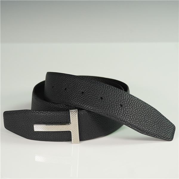 Tom Ford Designer Leather Buckle T Belt