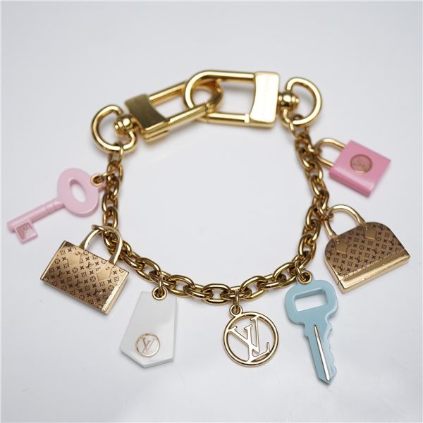 Louis Vuitton Iconic Chain Bag Charm Keychain