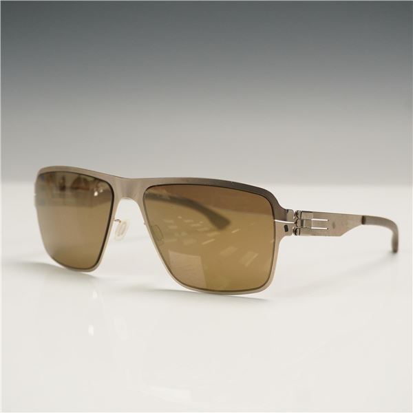 ic! berlin Steve B. Sunglasses, Bronze Stainless Steel