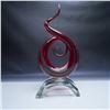 Image 2 : Formia Murano LE Abstract Art Glass Sculpture, Signed