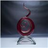 Image 3 : Formia Murano LE Abstract Art Glass Sculpture, Signed