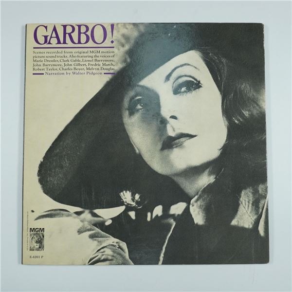 MGM Records Vinyl, Garbo! Soundtrack Album