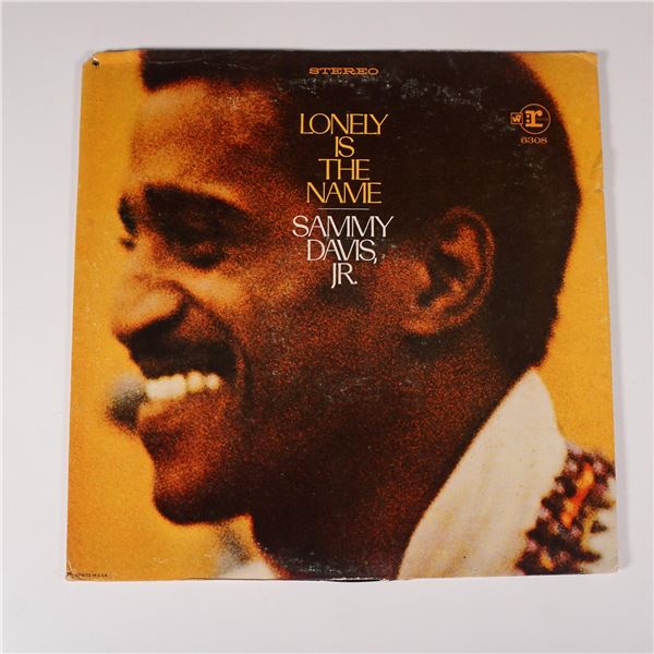 Sammy Davis Jr. Vinyl Record, Lonely is the Name