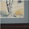 Image 3 : B. I. Shaw, Watercolor on Arches Paper, Winter Landscape, Signed