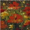 Image 3 : Impasto Oil on Canvas Painting in Gilt Frame, Poppies Field