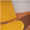 Image 3 : Hans Wegner Style Shell Chair, Mustard Upholstery