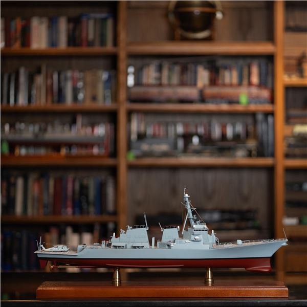 Model of Arleigh Burke-Class Guided Missile Destroyer