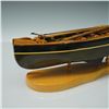 Image 2 : Wood Model Longboat on Stand