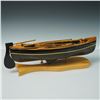 Image 7 : Wood Model Longboat on Stand