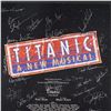 Image 2 : Titanic A New Musical Broadway Cast Signed Poster with Ticket Stub