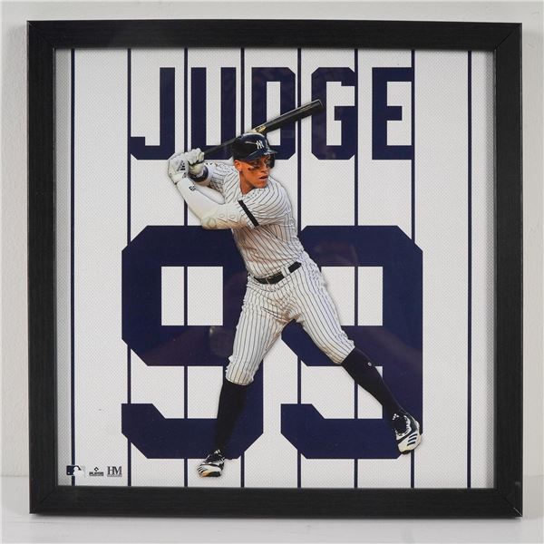 Highland Mint Aaron Judge New York Yankees Impact Jersey Framed Photo