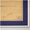 Image 2 : Yankee Stadium Blueprint Reproduction with Joe DiMaggio Signature