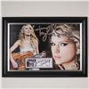 Image 1 : Framed Taylor Swift Autograph with VIP Concert Ticket Display