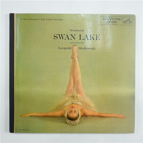 Tchaikovsky Swan Lake RCA Victor LM-1894 Vinyl LP, Stokowski