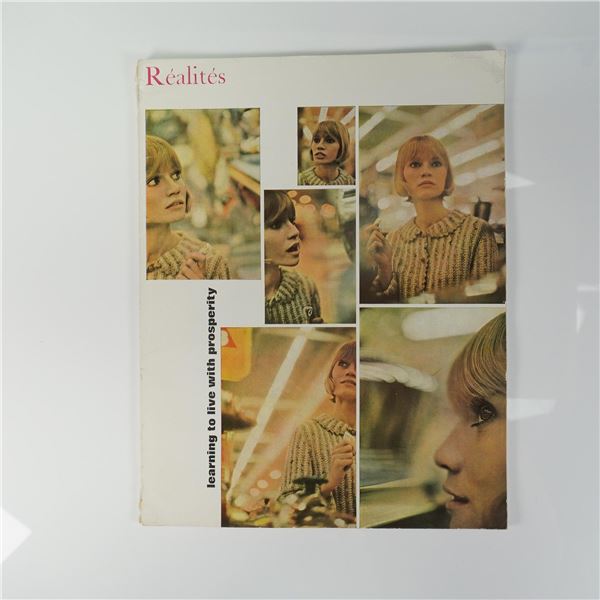 Vintage 1960s Réalités Magazine – Learning to Live with Prosperity