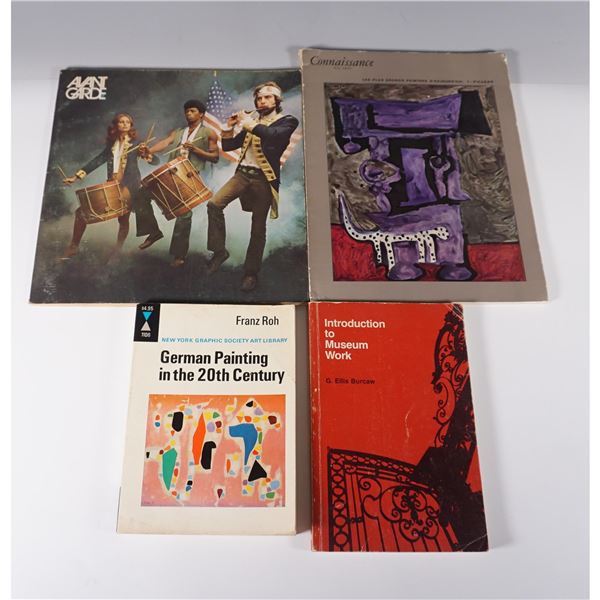 4pc Collection of Art and Museum Books and Magazines