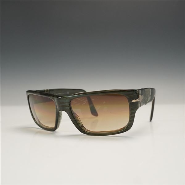 Persol Sunglasses, Green Striped Frame